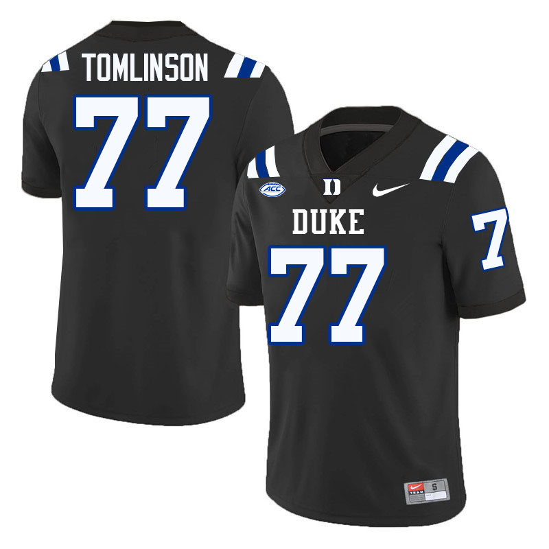 Laken Tomlinson Duke Jersey,Duke Blue Devils #77 Laken Tomlinson Jersey Youth College-Black